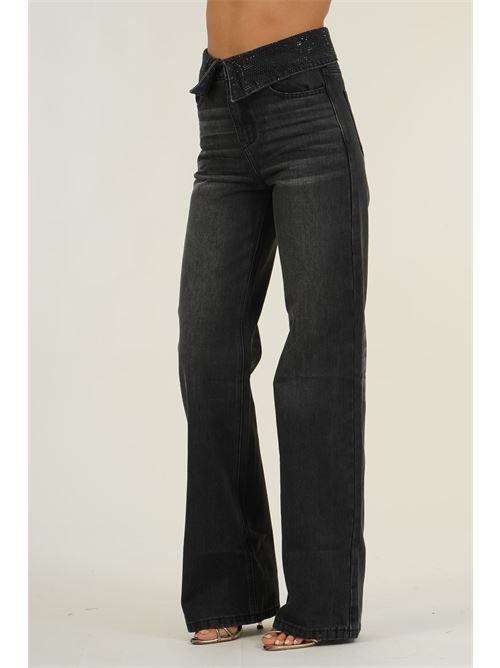 Jeans Ori con crystalli Twenty Fourhaitch | ORINERO